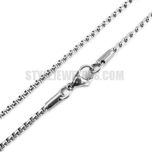 Stainless Steel Jewelry Chain 45cm - 70cm Length w/lobster thickness 3.5mm ch360296M - Click Image to Close